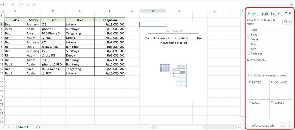 Tips Excel Cara Membuat Pivot Table Dengan Mudah Beserta Contohnya 166848 Hot Sex Picture 