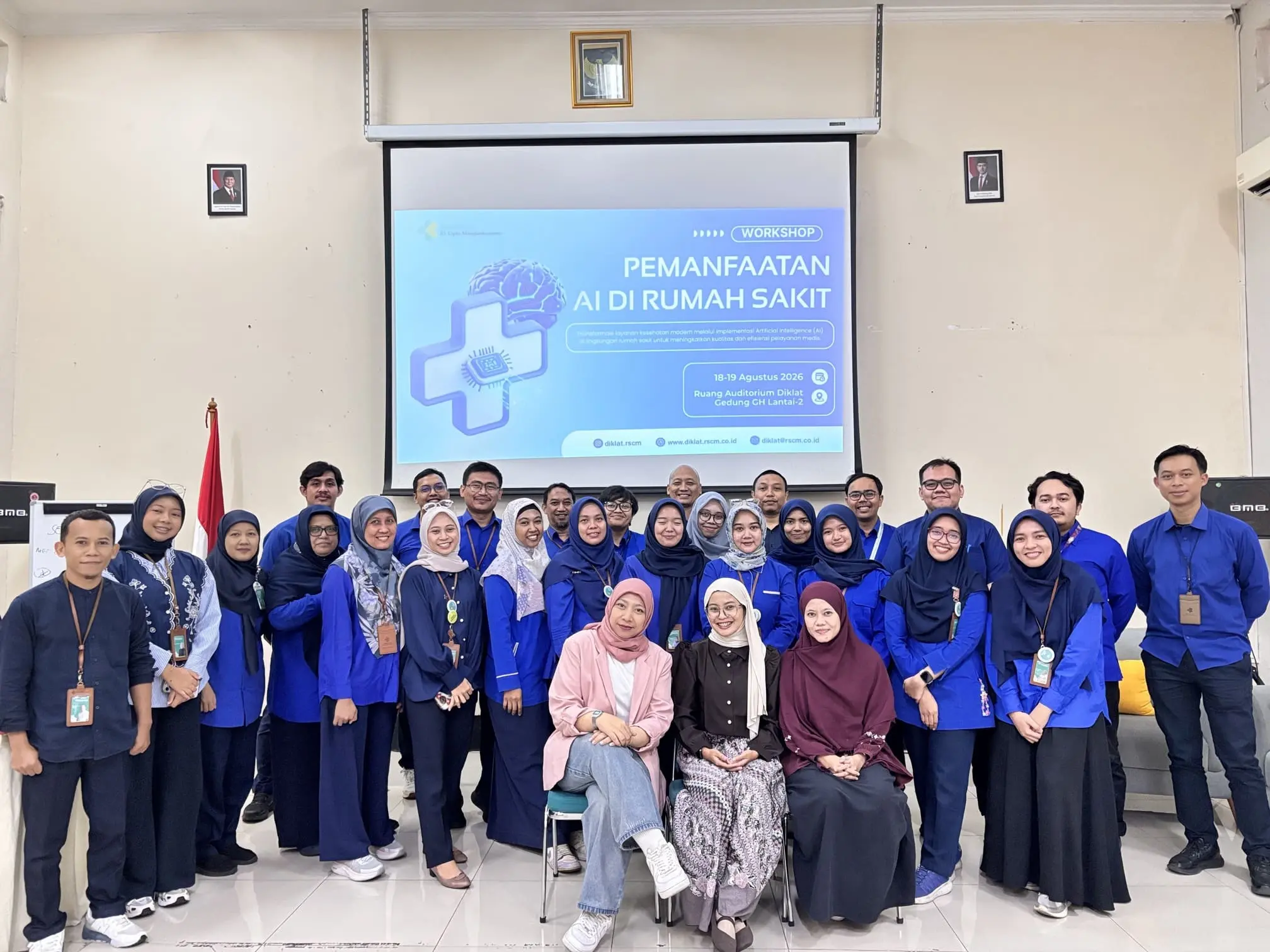 Peserta pelatihan AI for Administrative Productivity RSUPN Dr. Cipto Mangunkusumo