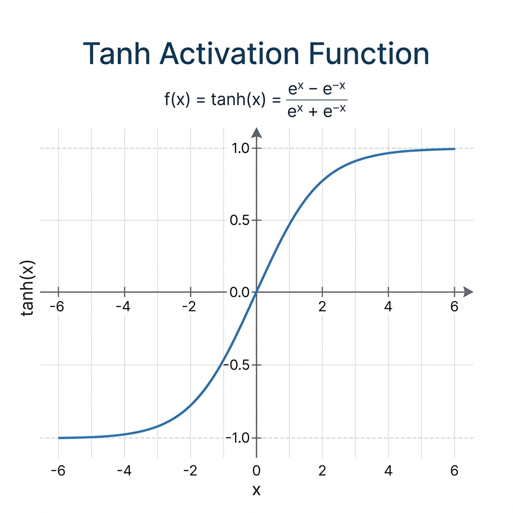 Grafik Fungsi Aktivasi Tanh