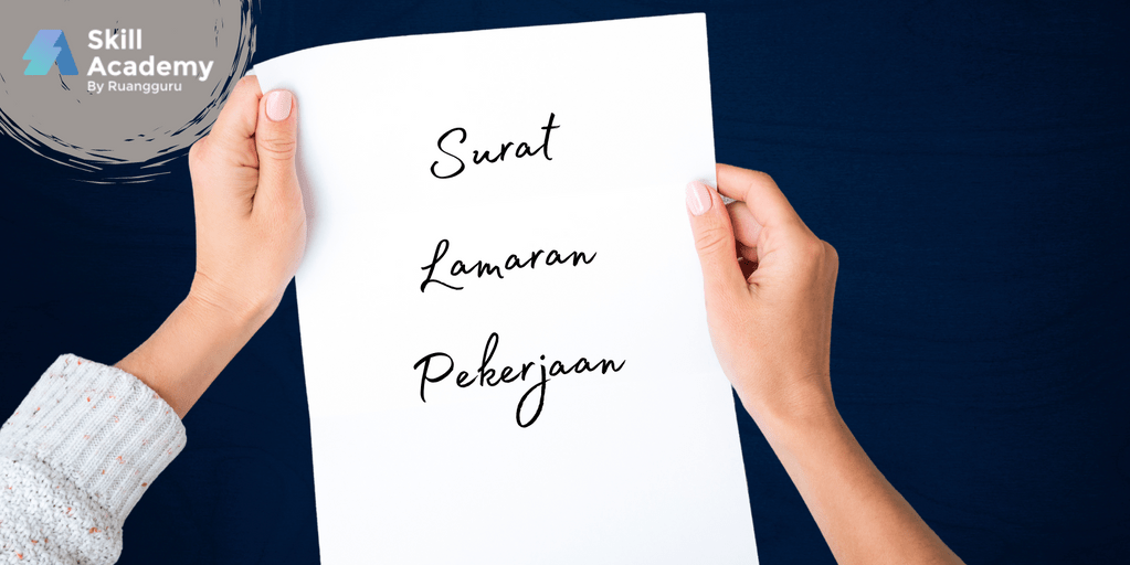 contoh cover letter untuk melamar kerja