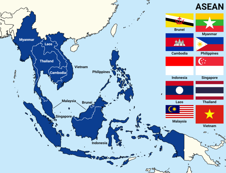 peta ASEAN