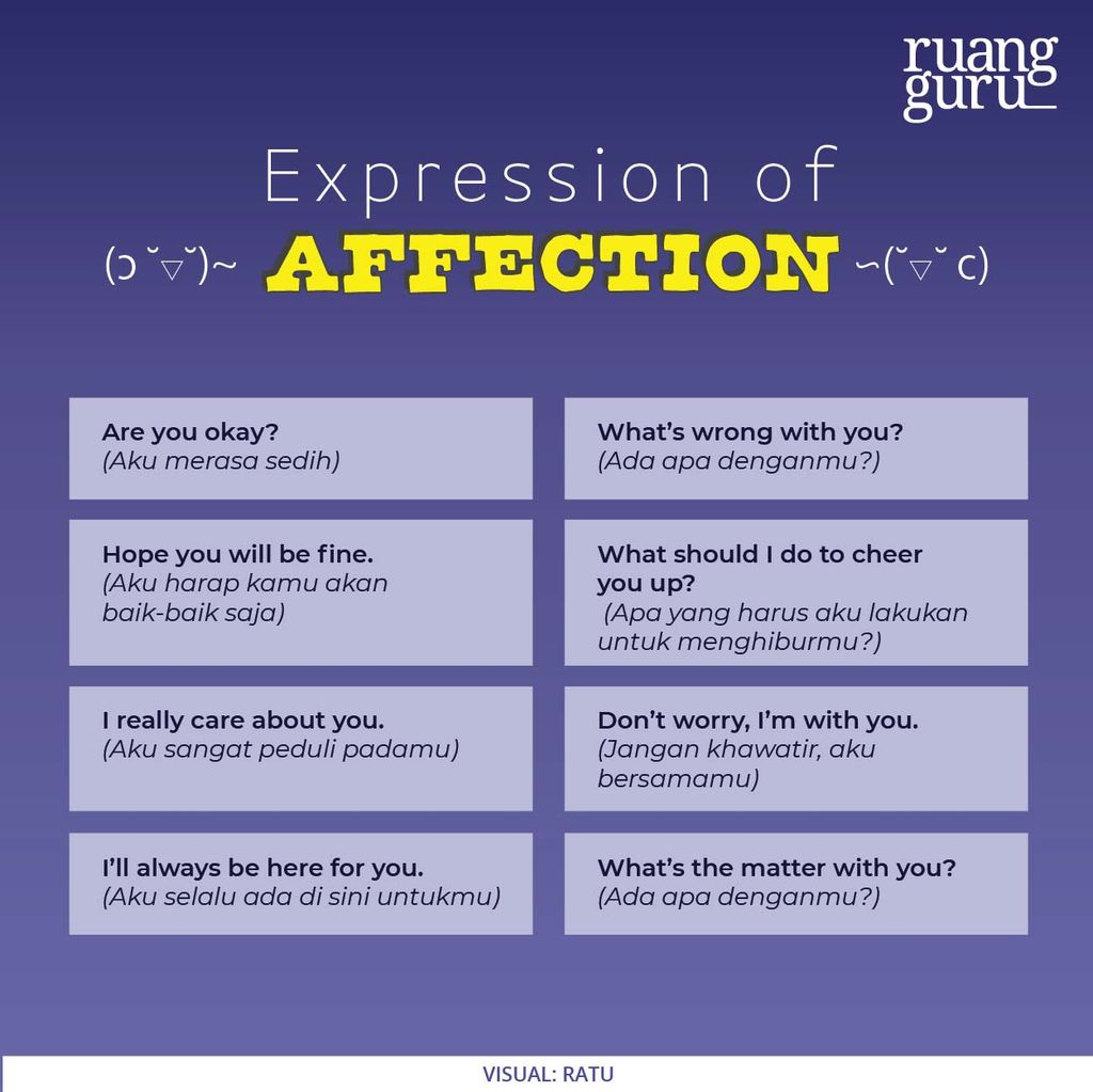 expression of affection