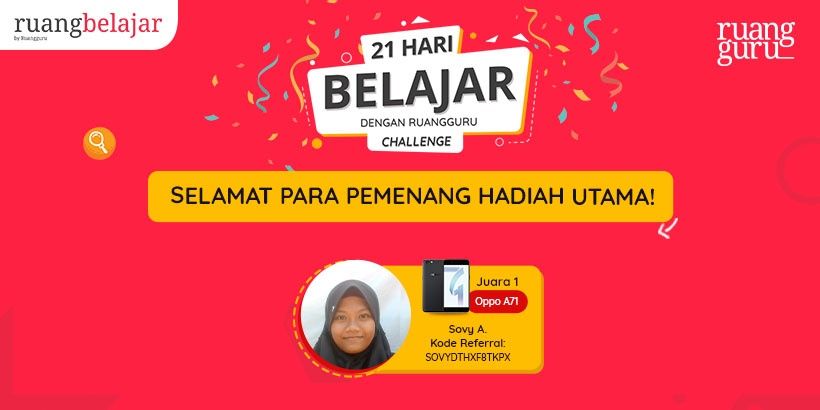 pemenang 21 days challenge