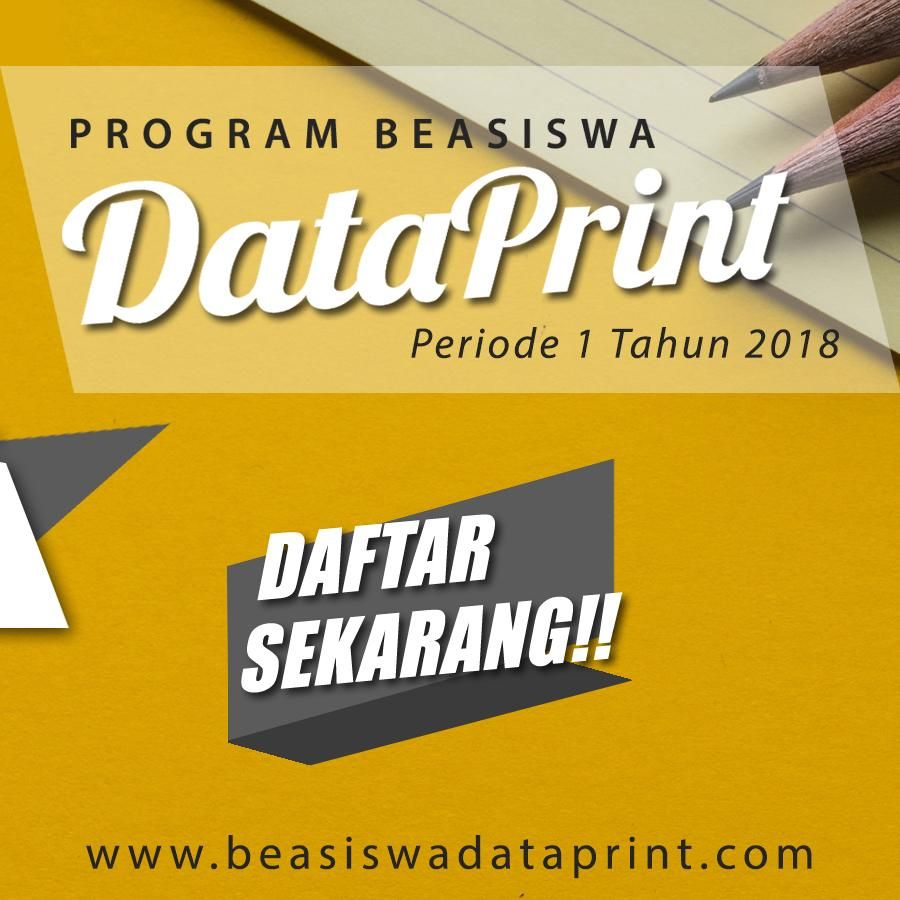 beasiswa dataprint