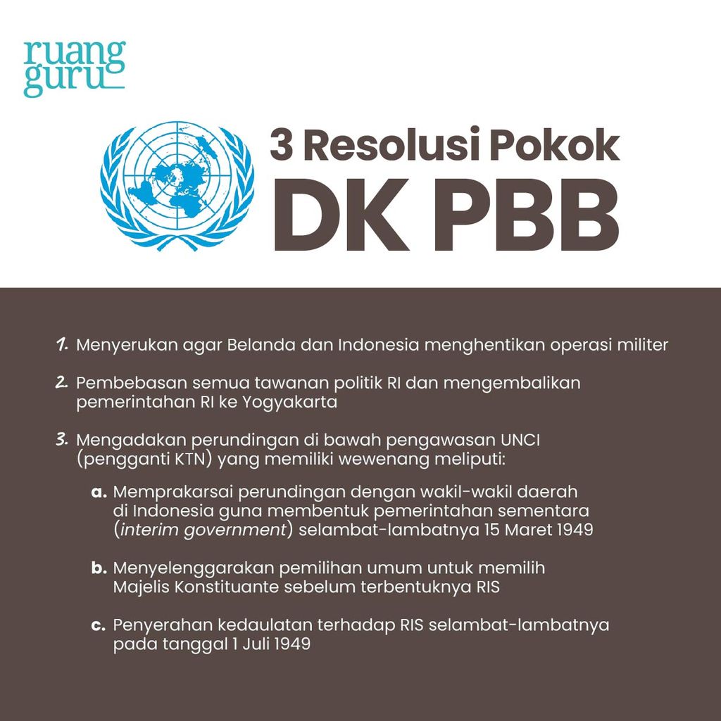 3 Resolusi Pokok DK PBB