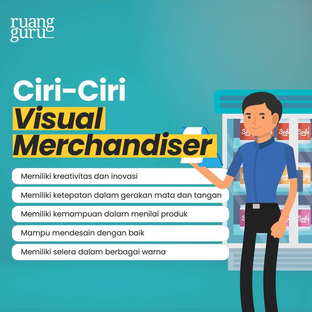 Ciri-Ciri Visual Merchandiser (Pegawai Toko)