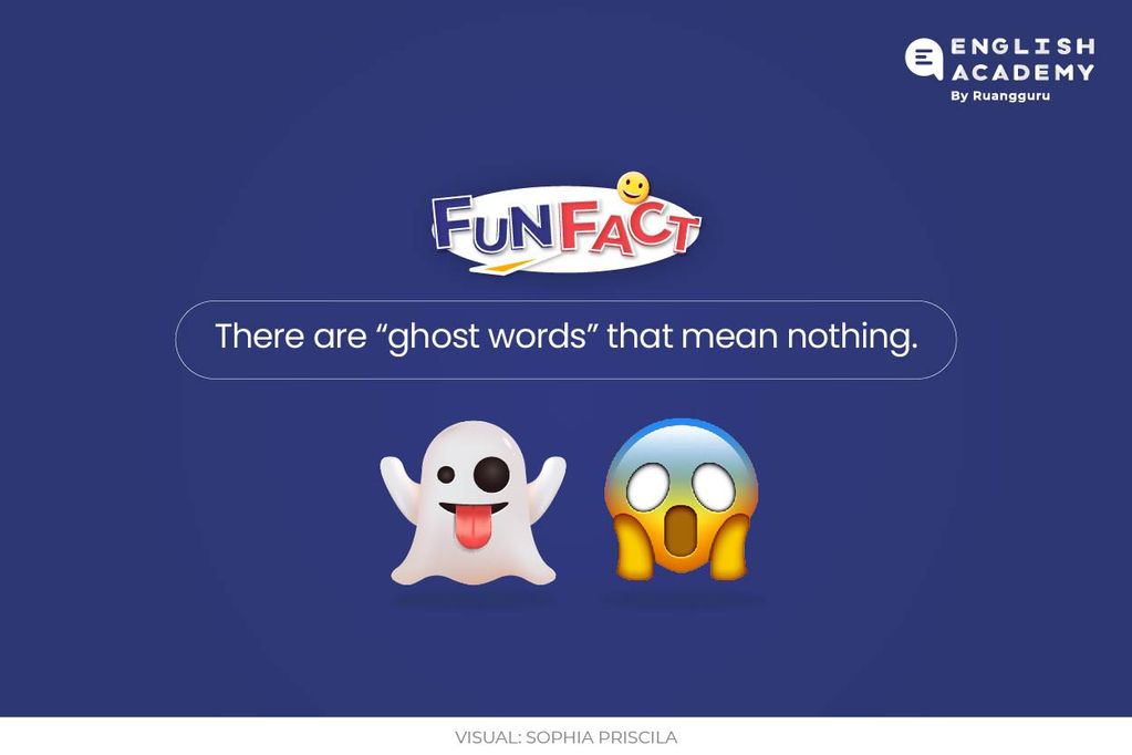 Ghost words dalam bahasa Inggris