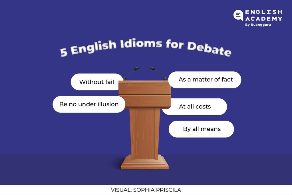 Idom bahasa inggris untuk debat