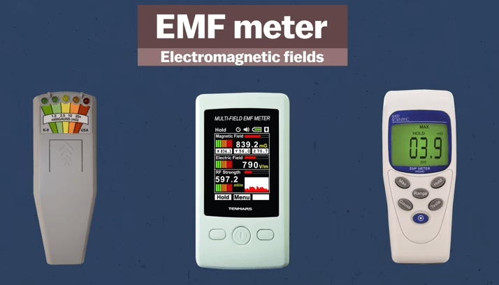 EMF meter : gelombang elektromagnetik
