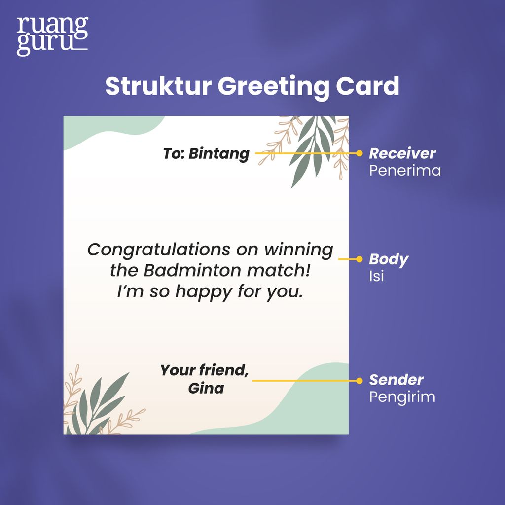 struktur greeting card
