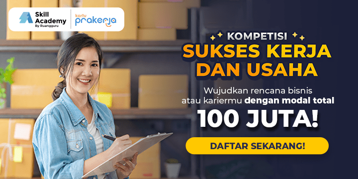 Banner Kompetisi Sukses Kerja dan Mulai Usaha