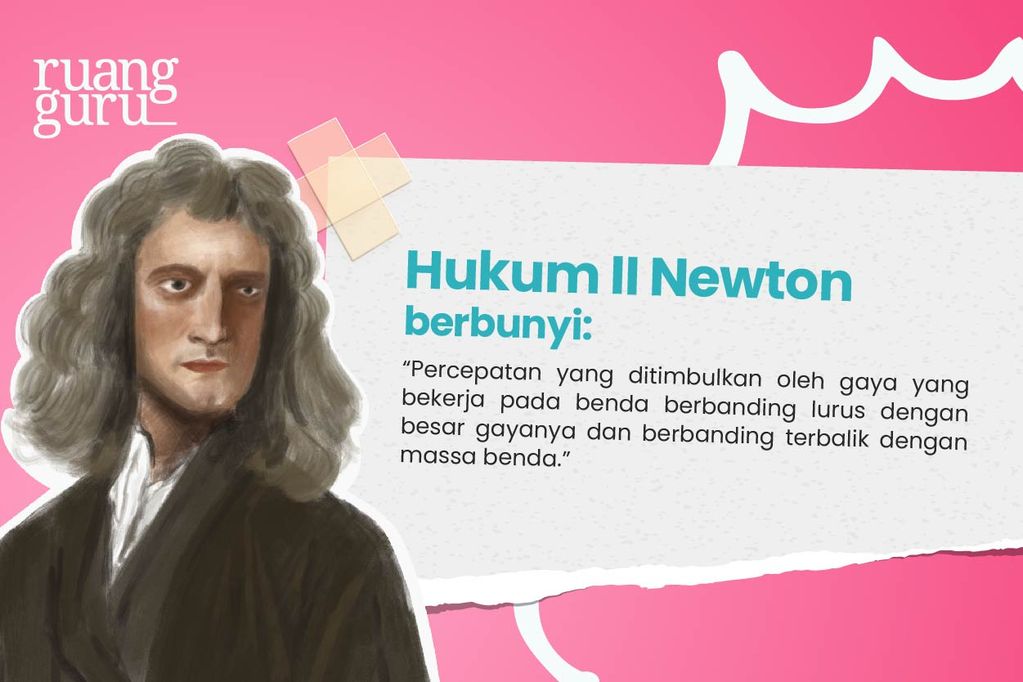 Bunyi Hukum II Newton dan Rumusnya