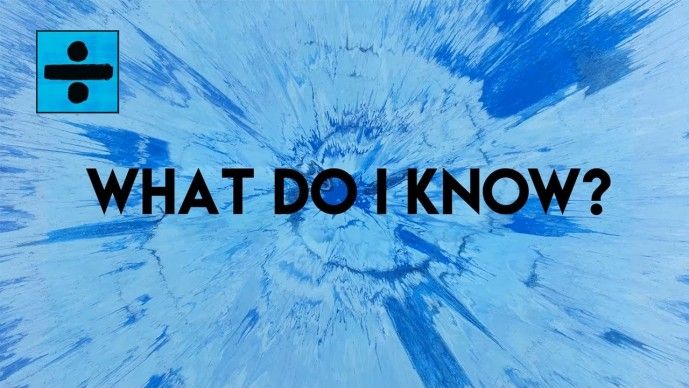inspirasi hidup - Ed Sheeran menyanyikan lagu ini dalam musik pop. 