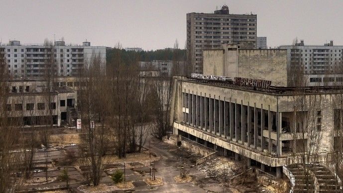 pencemaran lingkungan - Kota hantu Pripyat setelah tragedi Chernobyl 