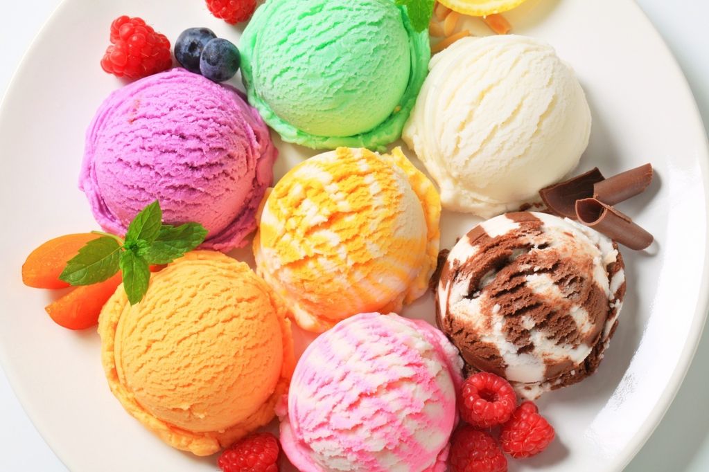 sejarah es krim - Es krim dengan berbagai varian