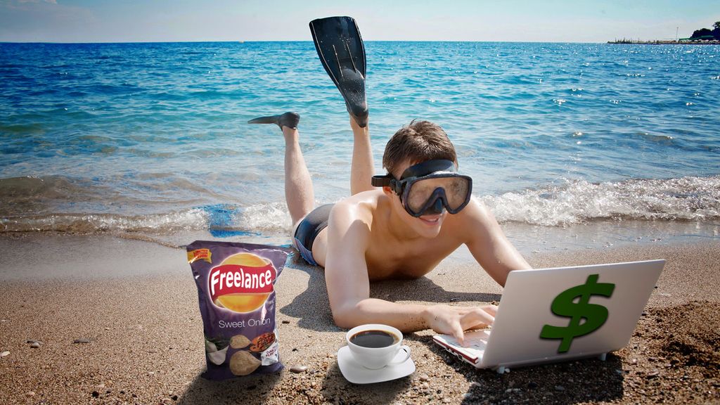 Ilustrasi freelancer