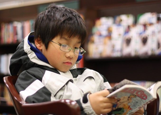 Gemar Membaca - Budaya membaca anak Jepang
