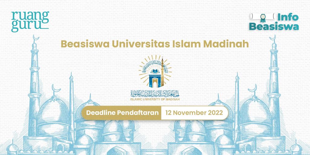 Beasiswa S1 di Universitas Islam Madinah, Kuliah Gratis & Dapat Uang Saku