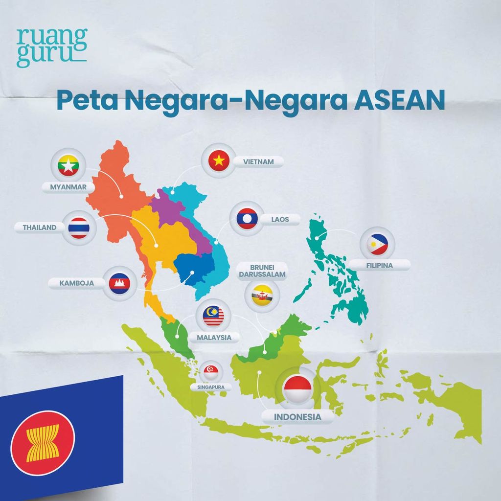 Peta Negara-Negara ASEAN
