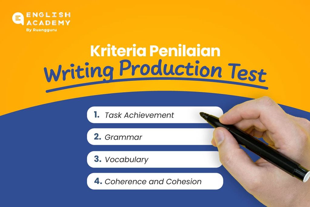 Kriteria Penilaian Writing Production Test