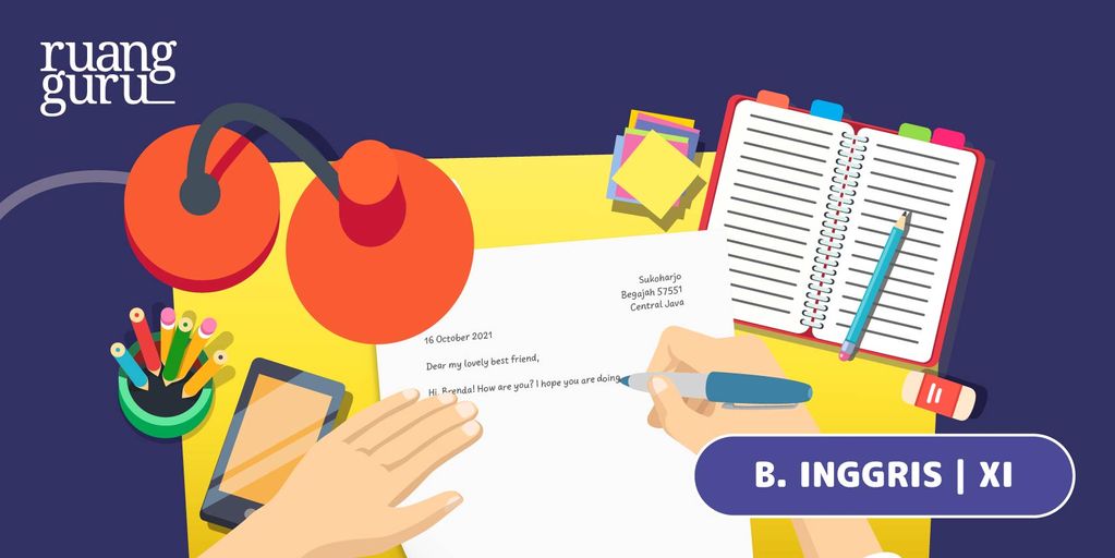 Contoh Personal Letter Bahasa Inggris dan Cara Membuatnya | Bahasa Inggris Kelas 11