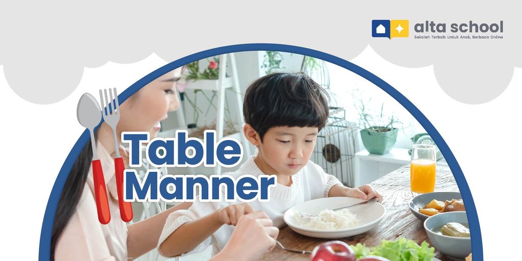 Mengajarkan anak table manner