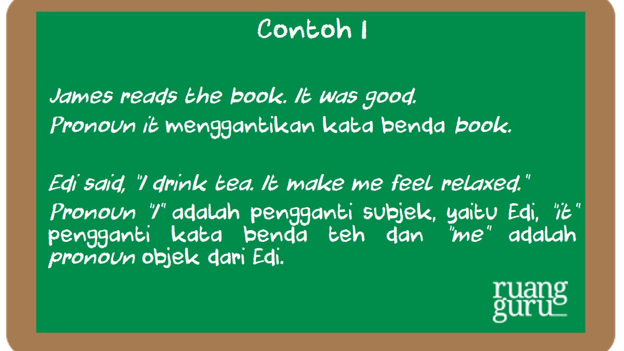 Subject Pronoun dalam Bahasa Inggris