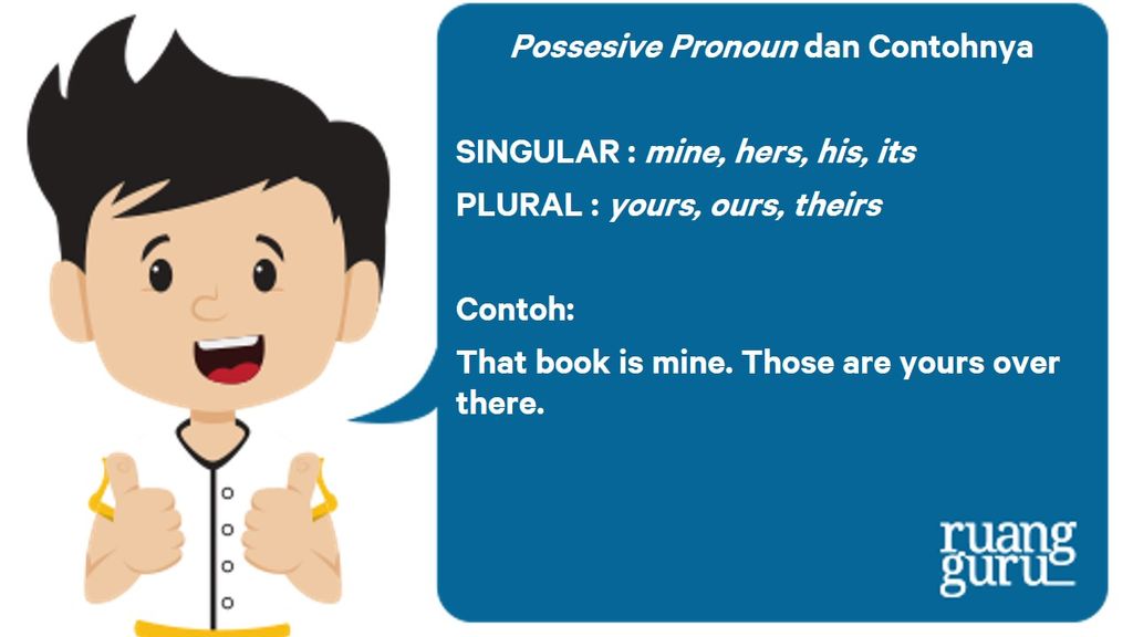 contoh pronoun dalam bahasa inggris