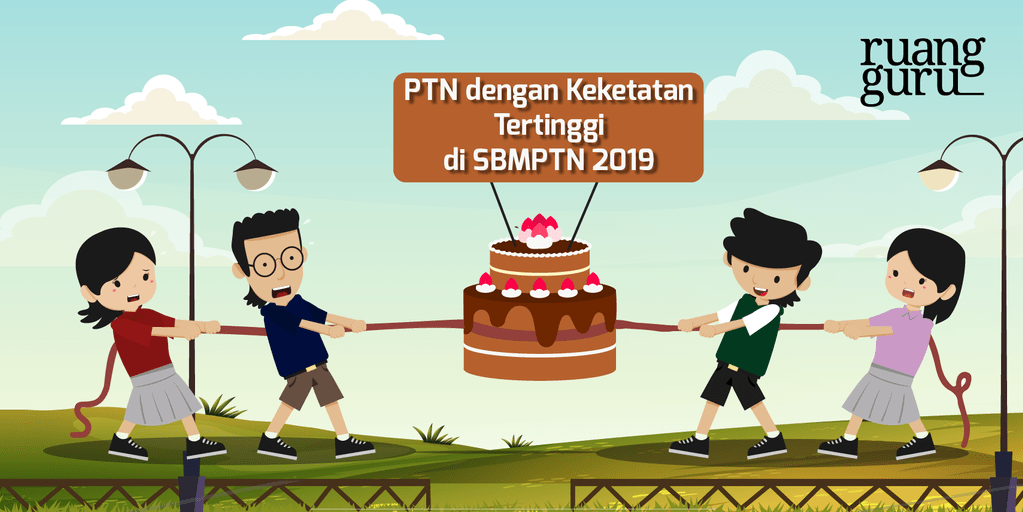 ptn dengan keketatan tertinggi di SBMPTN 2019