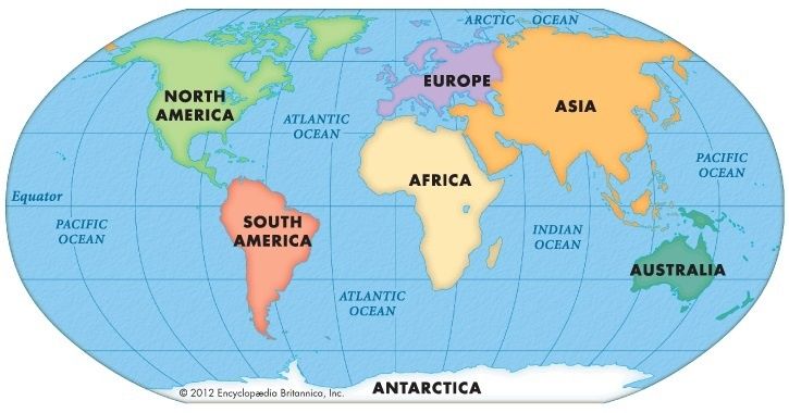 Peta laut-laut dunia