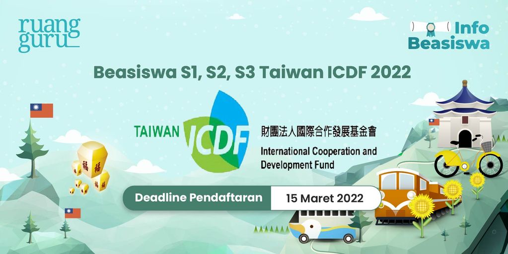 Informasi beasiswa Taiwan ICDF 2022