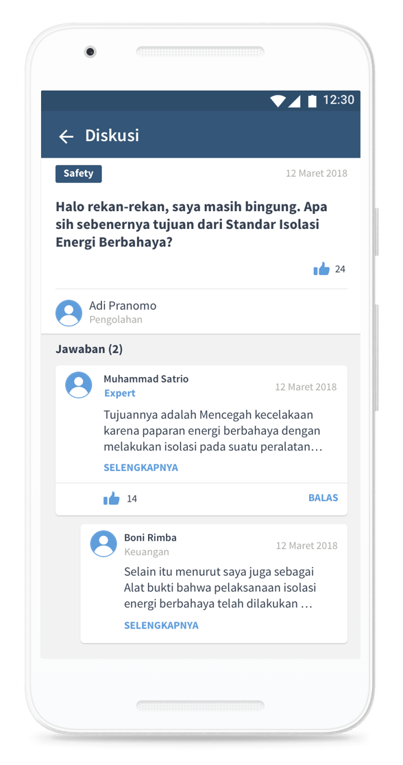 Fitur Kolaborasi LMS Ruangkerja