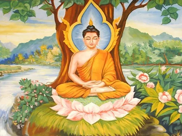 Sang Buddha di bawah Pohon Bodhi