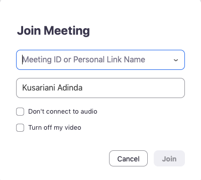 cara bergabung ke zoom meeting - meeting ID
