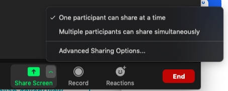 cara menggunakan zoom meeting - cara share screen