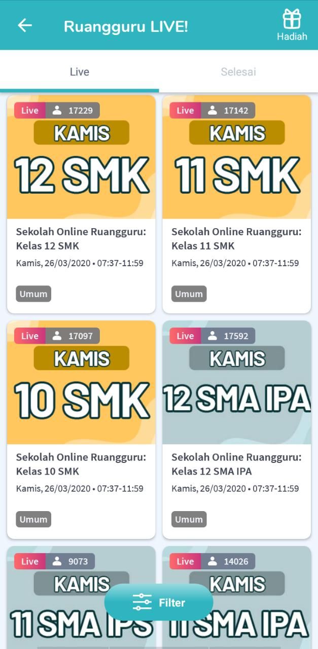 Sekolah Online untuk SMK