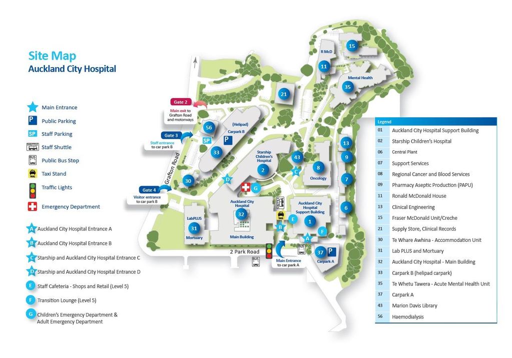Contoh peta sebaran rumah sakit