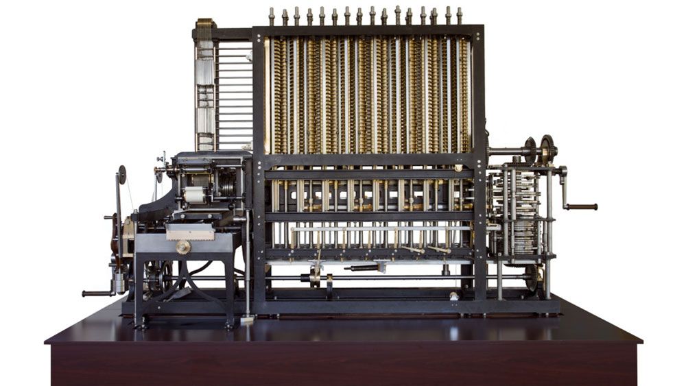 difference engine, mesin awal milik penemu komputer, charlaes babbage 