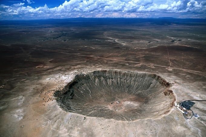kawah arizona - kenali perbedaan meteor, meteorit, dan meteoroid