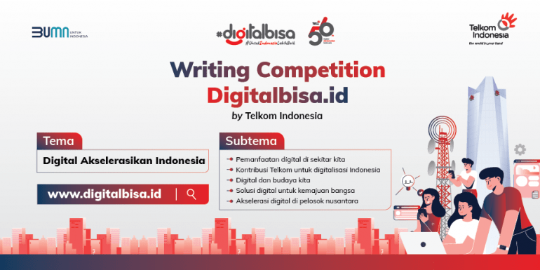 lomba writing competition telkom digitalbisa