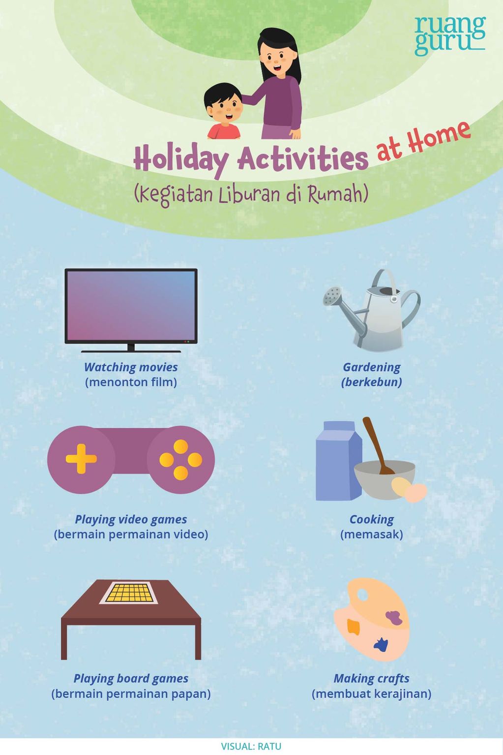 holiday activities at home