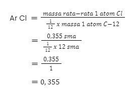 massa atom relatif ar cl