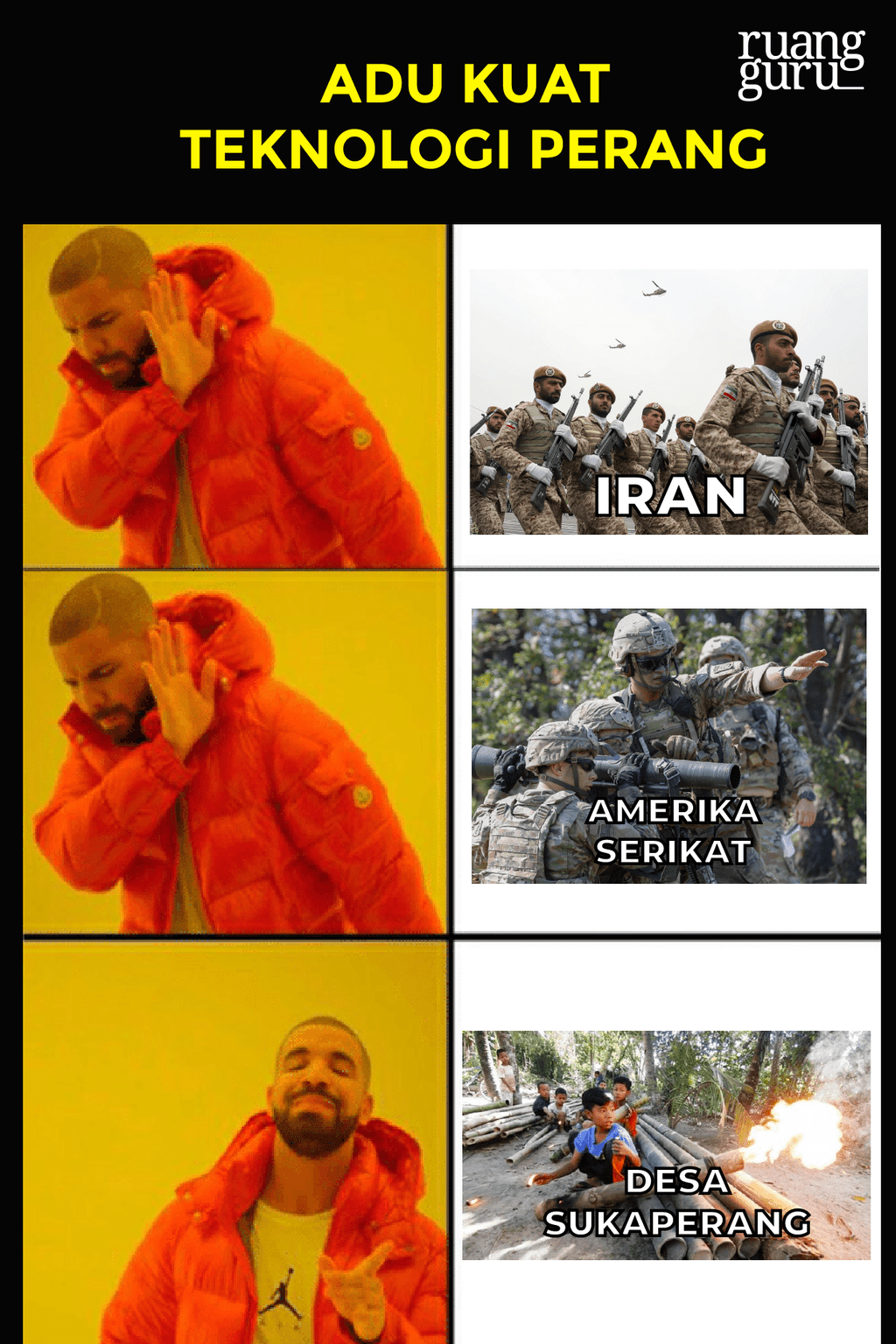 penyebab konflik iran amerika - meme