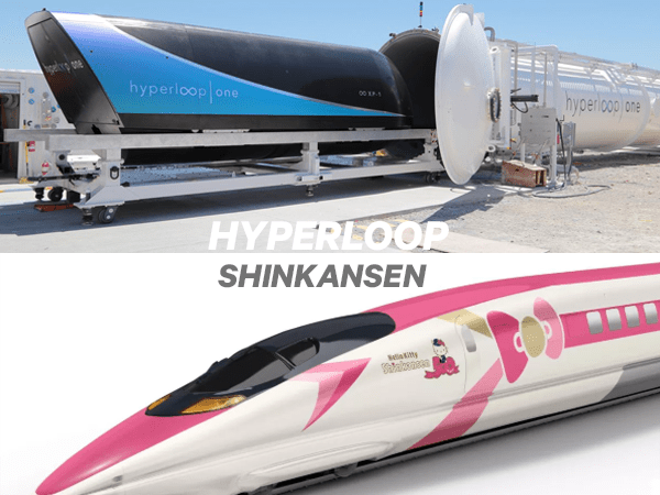 perbedaan hyperloop dan shinkansen