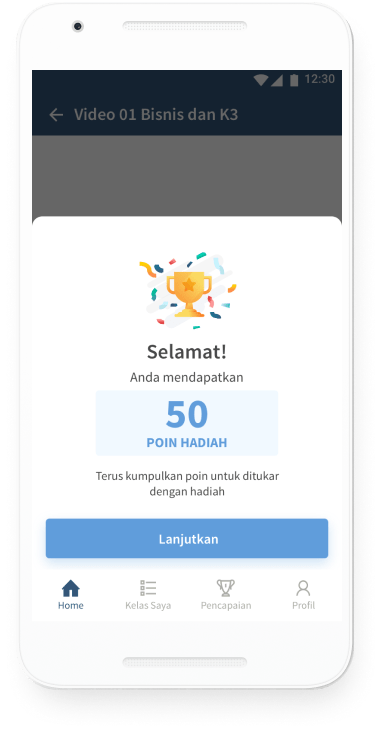 Fitur Reward Points LMS Ruangkerja