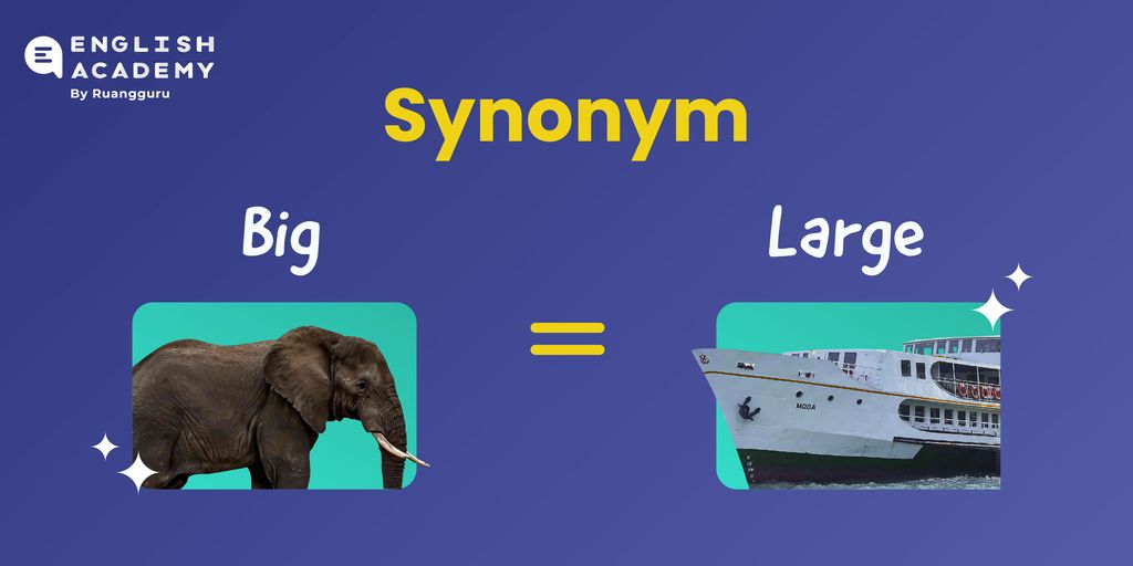 synonym persamaan kata sinonim bahasa inggris
