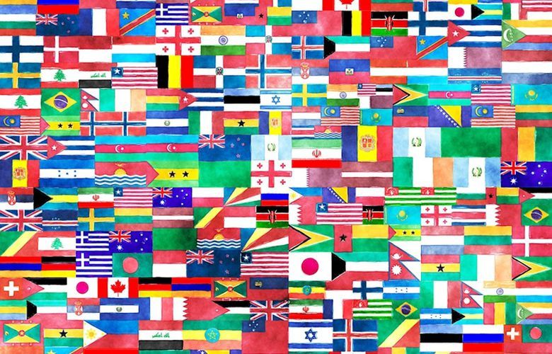 gambar bendera-bendera di dunia