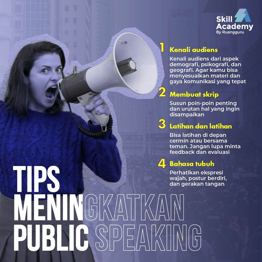 tips meningkatkan public speaking