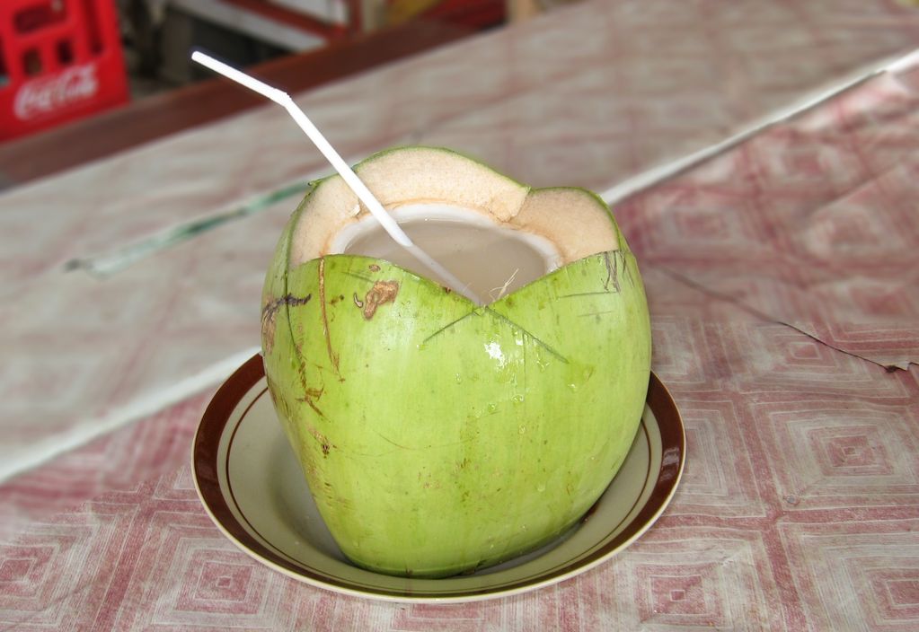  kelapa, es kelapa
