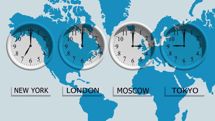 akibat revolusi bumi : perbedaan waktu di beberapa negara